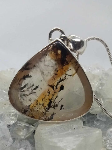 Dendritic Agate Pendant