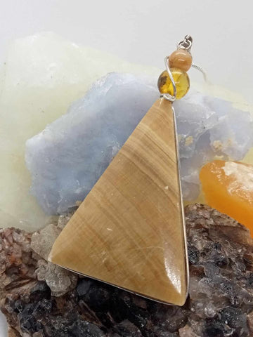 Petrified Wood Pendant