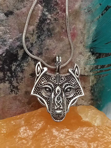 Celtic Wolf Pendant