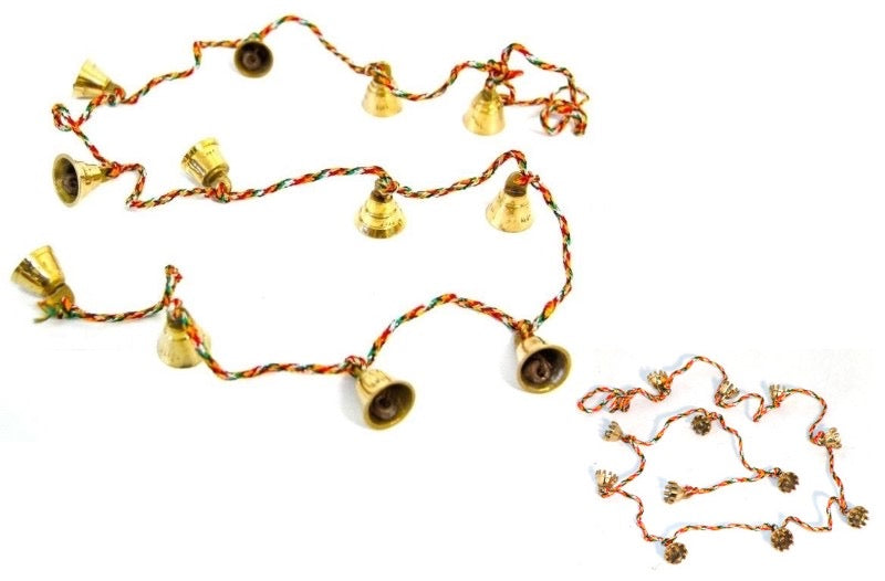 Brass Bells on String