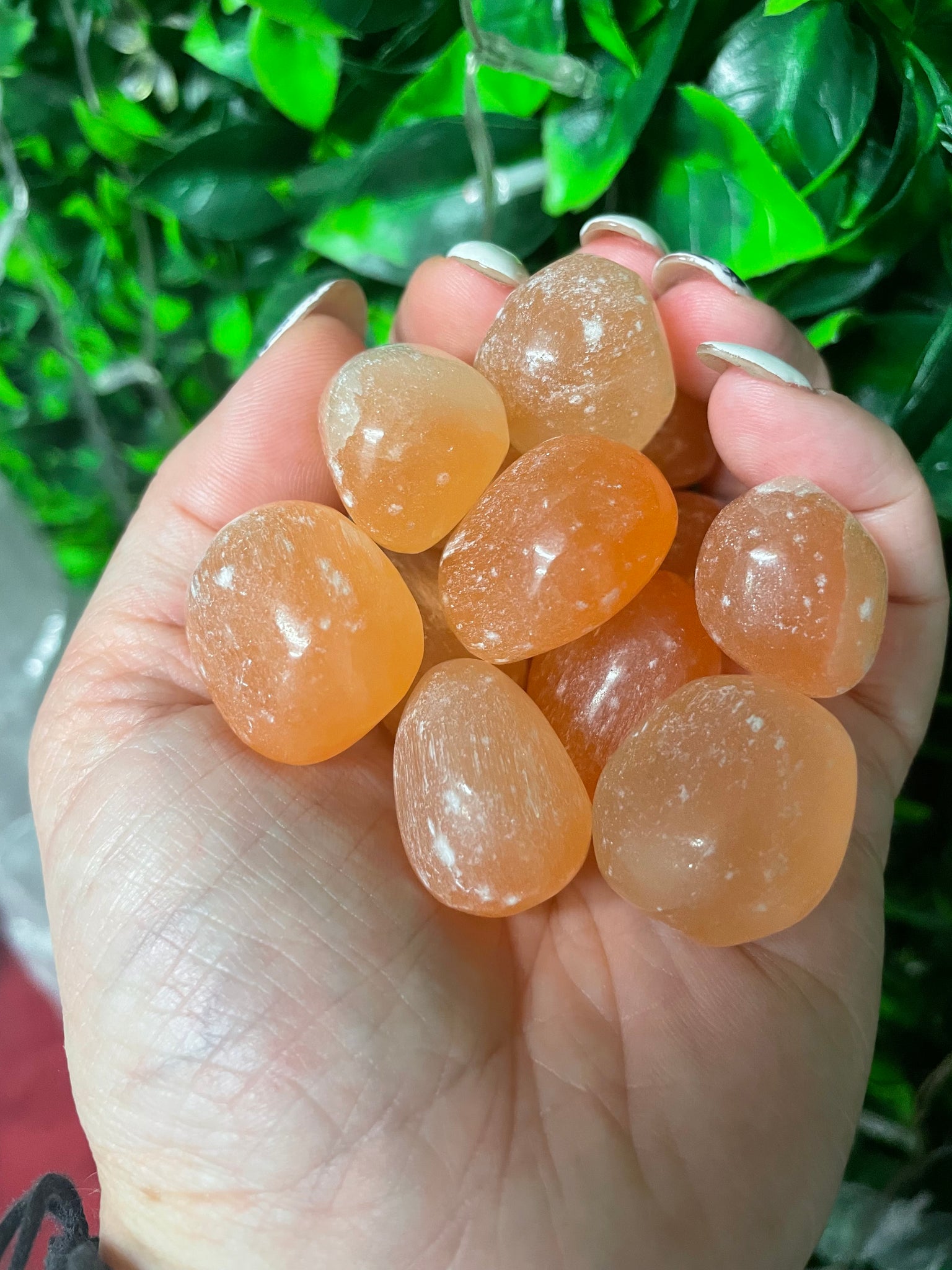 Orange Selenite Tumble