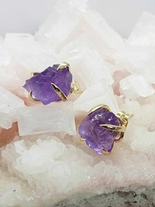 Amethyst Studs