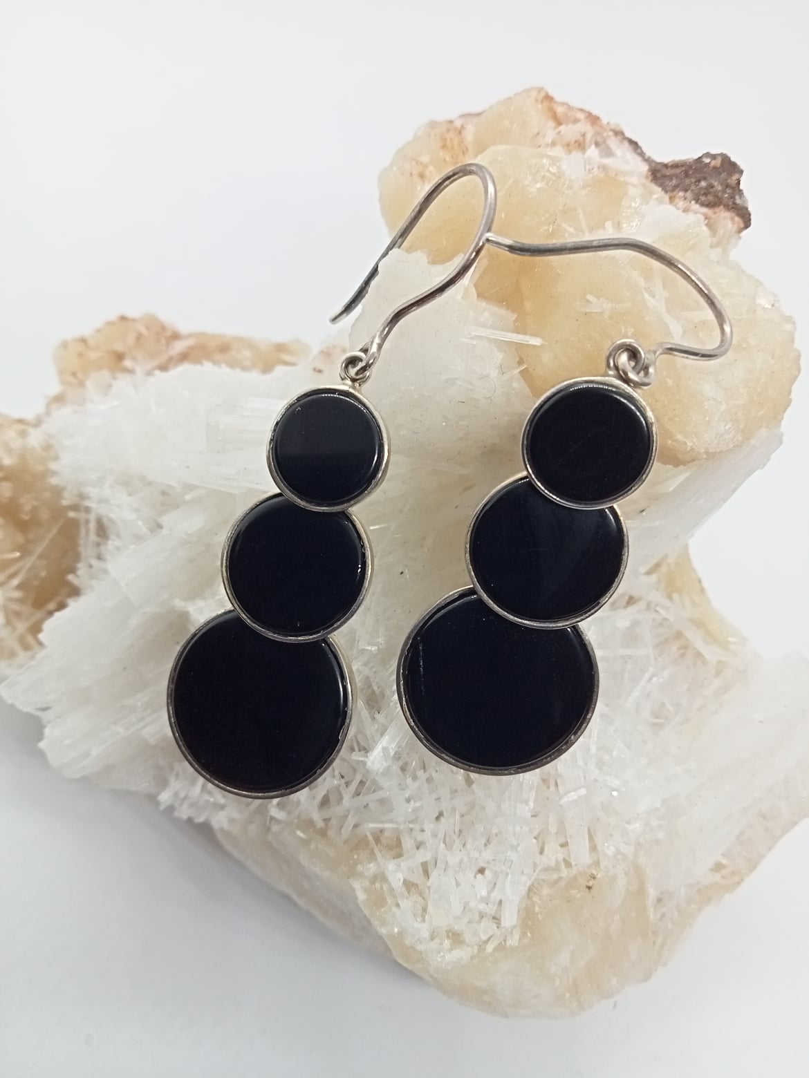 Black Obsidian Earrings