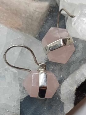 Rose Quartz Earrings