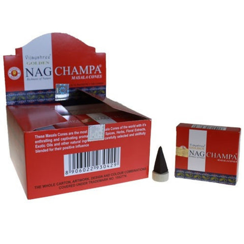 Golden Nag Champa Cones