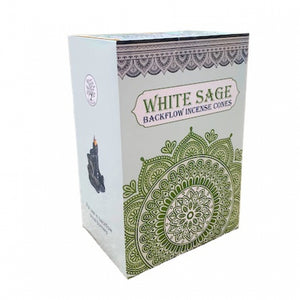 White Sage Premium Backflow Incense Cones