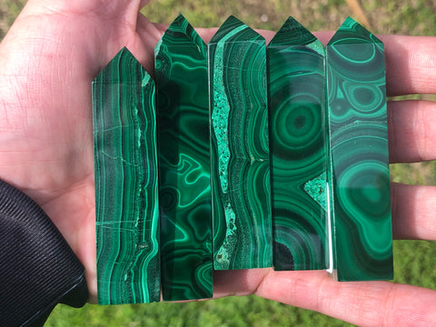 Malachite towers