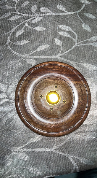 Round incense holders