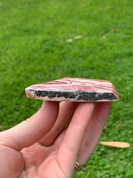 Rhodochrosite Slice