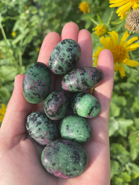 Ruby in Zoisite Tumbled