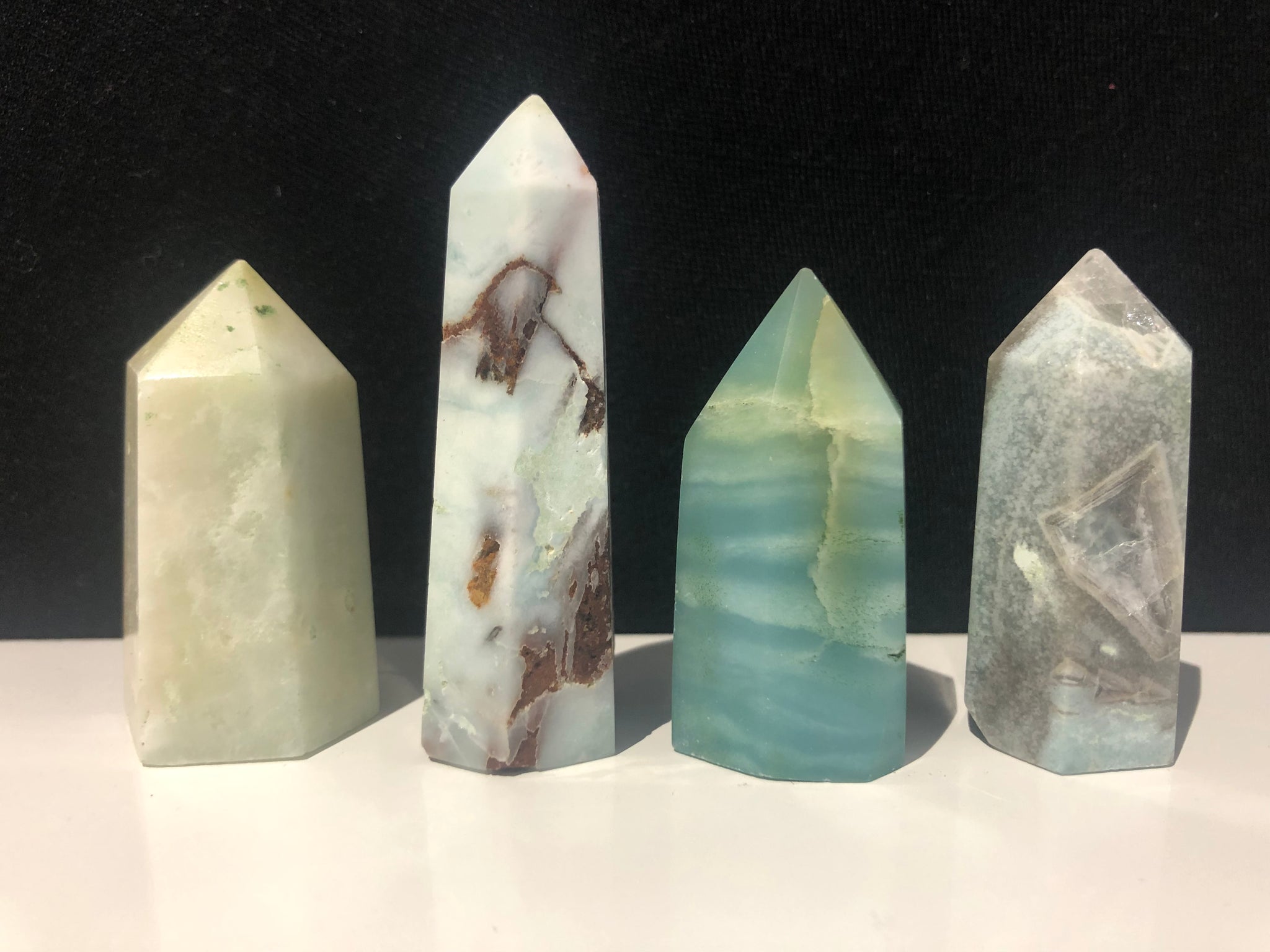 Caribbean calcite mini towers