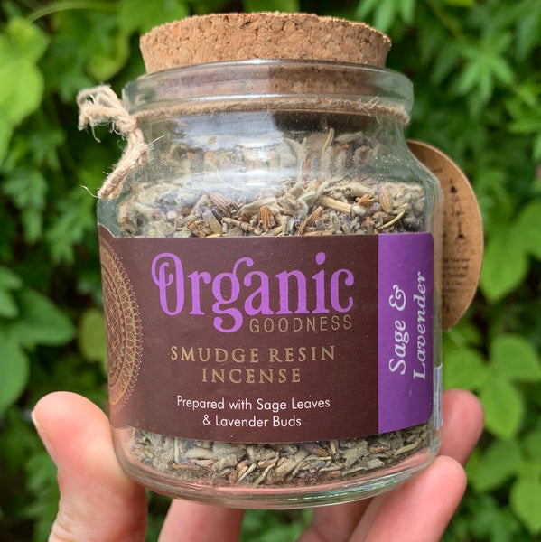 Organic Goodness Smudge Resin - Sage & Lavender