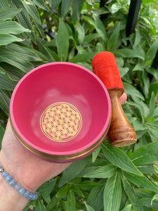 Mini Singing Bowl - Pink